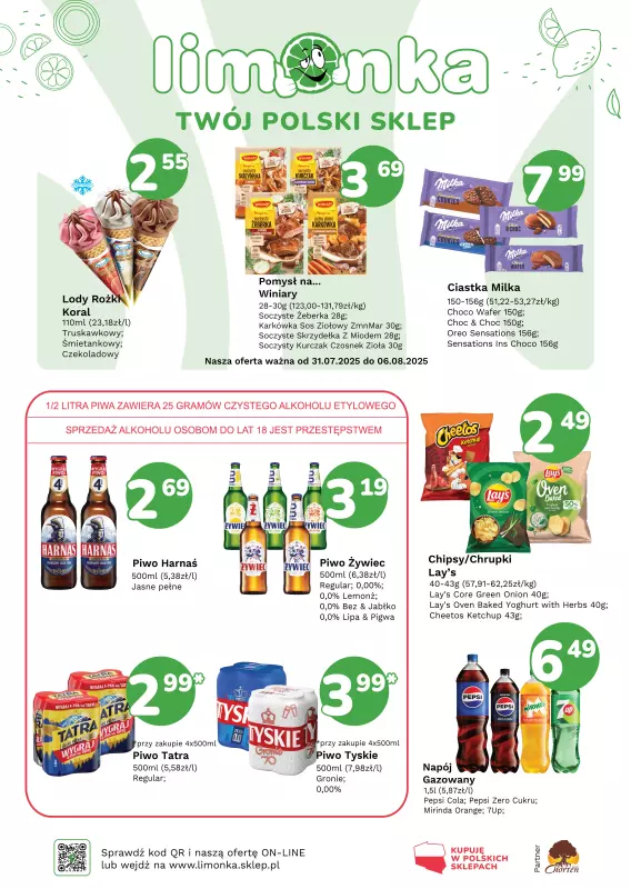 Limonka - gazetka promocyjna Plakat promocyjny  