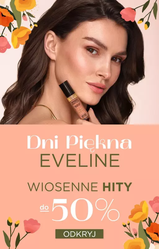 Eveline Cosmetics - gazetka promocyjna Dni Piękna Eveline do -50% od wtorku 02.04 do środy 17.04