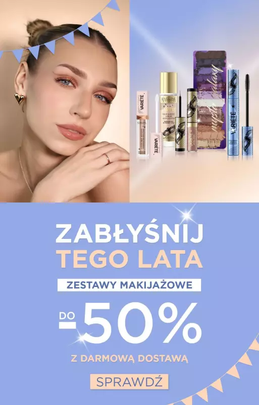 Eveline Cosmetics - gazetka promocyjna Zestawy makijażowe do -50% od piątku 21.06 do środy 03.07