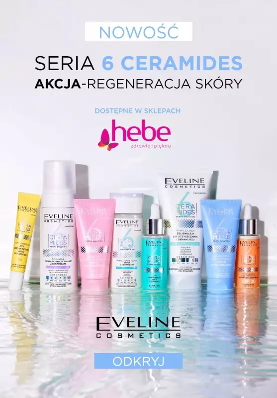 Eveline Cosmetics - gazetka promocyjna Akcja regeneracja w Hebe od piątku 19.07 do środy 31.07