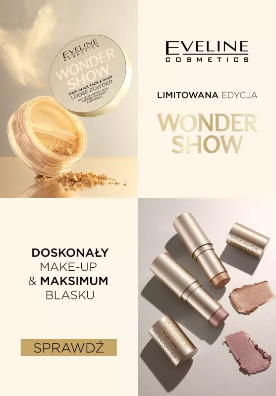 Eveline Cosmetics - gazetka promocyjna NOWOŚĆ! Limitowana kolekcja Wonder Show  