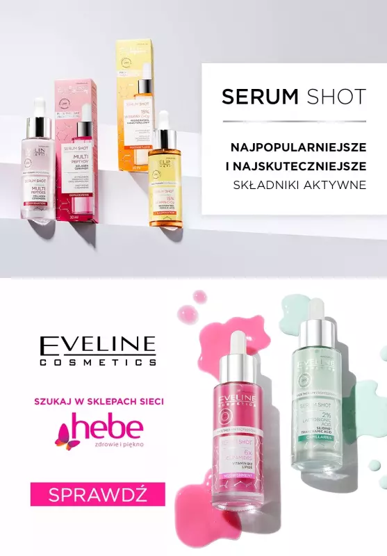 Eveline Cosmetics - gazetka promocyjna Eveline Cosmetics w HEBE od wtorku 12.11 do soboty 30.11