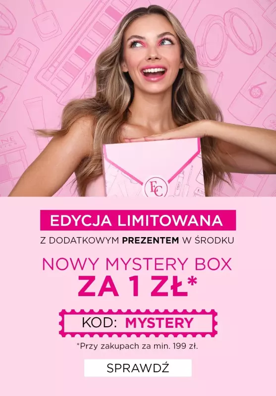 Eveline Cosmetics - gazetka promocyjna Nowy Mystery Box za 1 zł od wtorku 12.11 do soboty 30.11