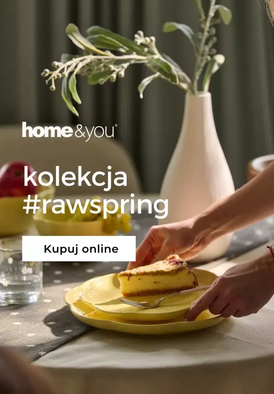 #Nowe kolekcje - gazetka promocyjna Home&you | Kolekcja #rawspring  