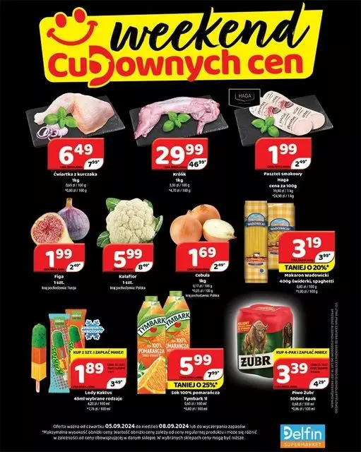 Delfin - gazetka promocyjna Weekend cudownych cen  