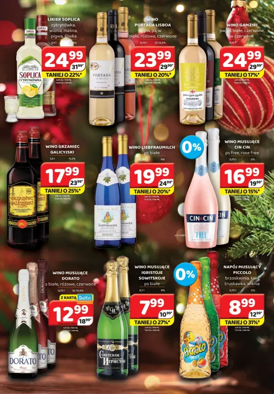 Delfin - gazetka promocyjna Gazetka  alkoholowa  do wtorku 31.12 - strona 3