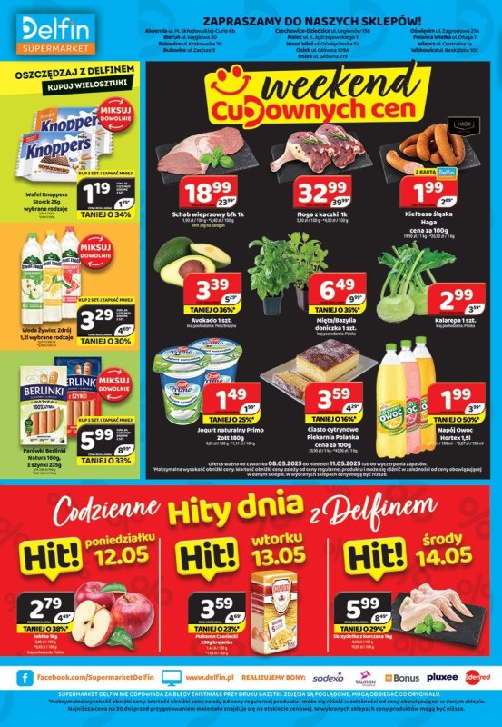 Delfin - gazetka promocyjna Gazetka od piątku 09.05 do niedzieli 18.05 - strona 8
