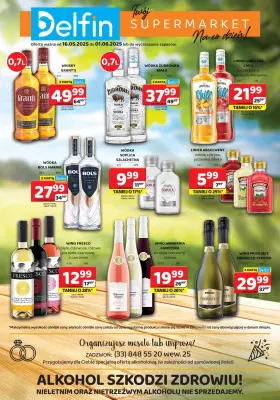 Delfin - gazetka promocyjna Gazetka alkoholowa  do niedzieli 01.06