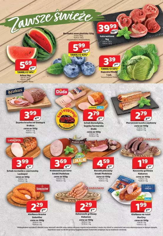 Delfin - gazetka promocyjna Gazetka od piątku 23.05 do niedzieli 01.06 - strona 2
