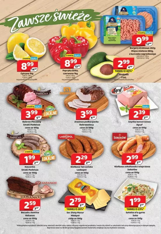 Delfin - gazetka promocyjna Gazetka od środy 11.06 do niedzieli 15.06 - strona 2