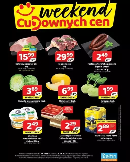 Delfin - gazetka promocyjna Codzienne hity dnia  