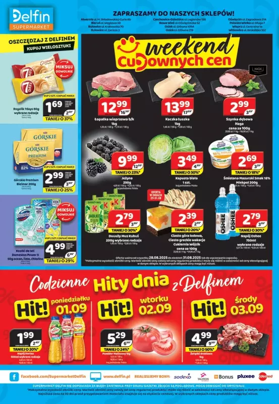 Delfin - gazetka promocyjna Gazetka od piątku 29.08 do niedzieli 07.09 - strona 8