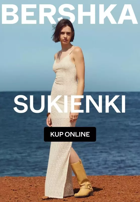 Bershka - gazetka promocyjna Sukienki od środy 14.08 do wtorku 20.08