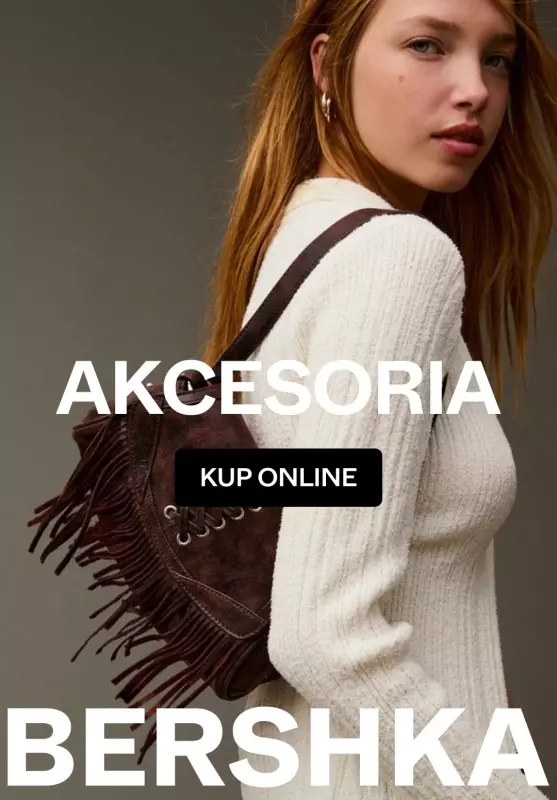 Bershka - gazetka promocyjna Akcesoria od 39,90 PLN od wtorku 27.08 do poniedziałku 02.09