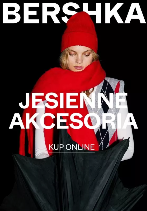 Bershka - gazetka promocyjna Jesienne akcesoria od środy 09.10 