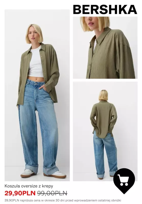 Bershka - gazetka promocyjna Odzież damska do 39,90 zł od środy 29.01  - strona 2