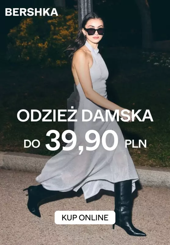 Bershka - gazetka promocyjna Odzież damska do 39,90 zł od środy 29.01 