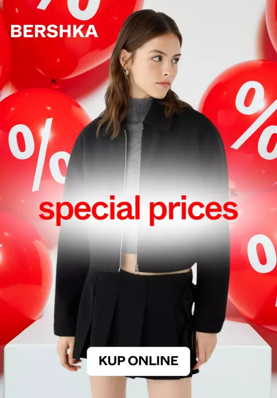 Bershka - gazetka promocyjna Special prices od środy 26.02 do środy 05.03