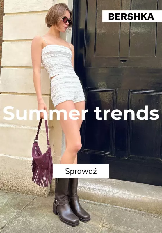 Bershka - gazetka promocyjna Wakacyjne trendy od czwartku 29.05 