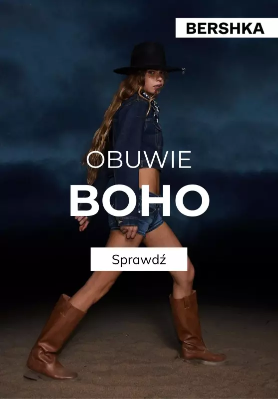 Bershka - gazetka promocyjna Obuwie Boho na wakacje od wtorku 03.06 