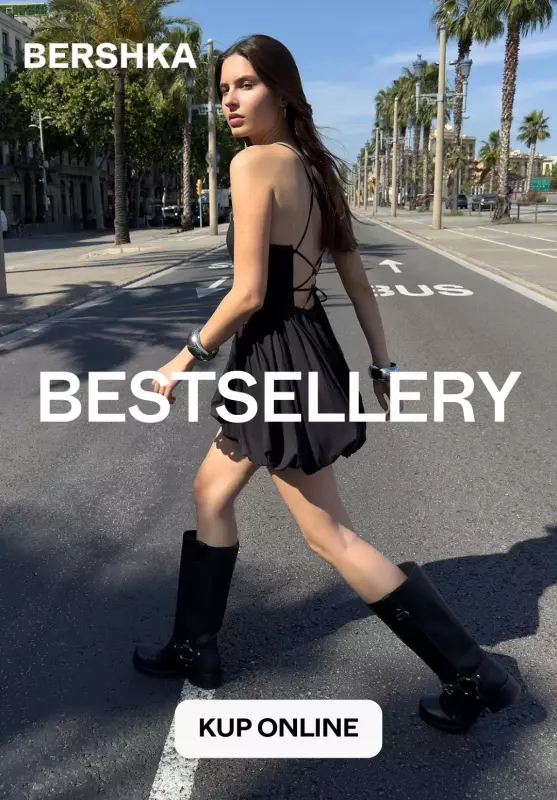 Bershka - gazetka promocyjna BESTSELLERY damskie od środy 11.06 