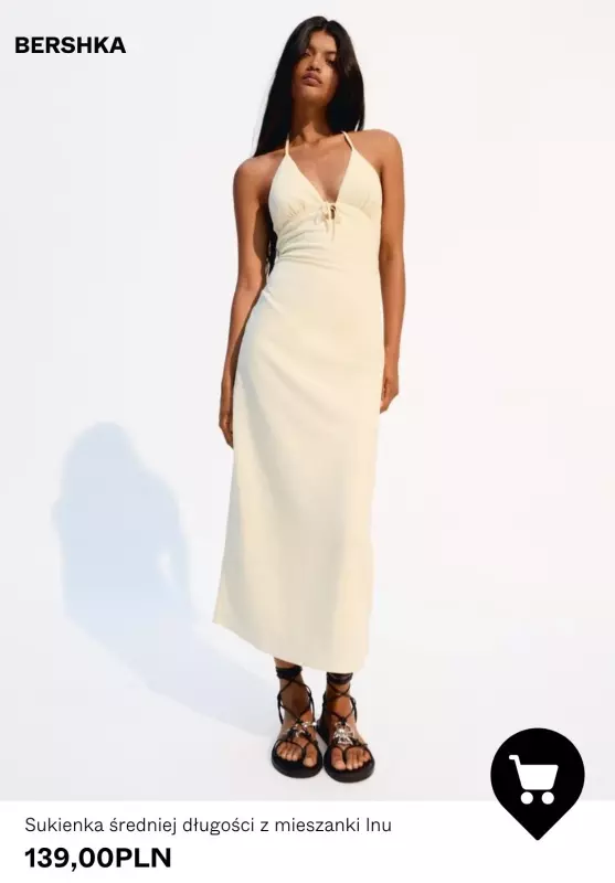 Bershka - gazetka promocyjna Odzież lniania dla niej   - strona 2