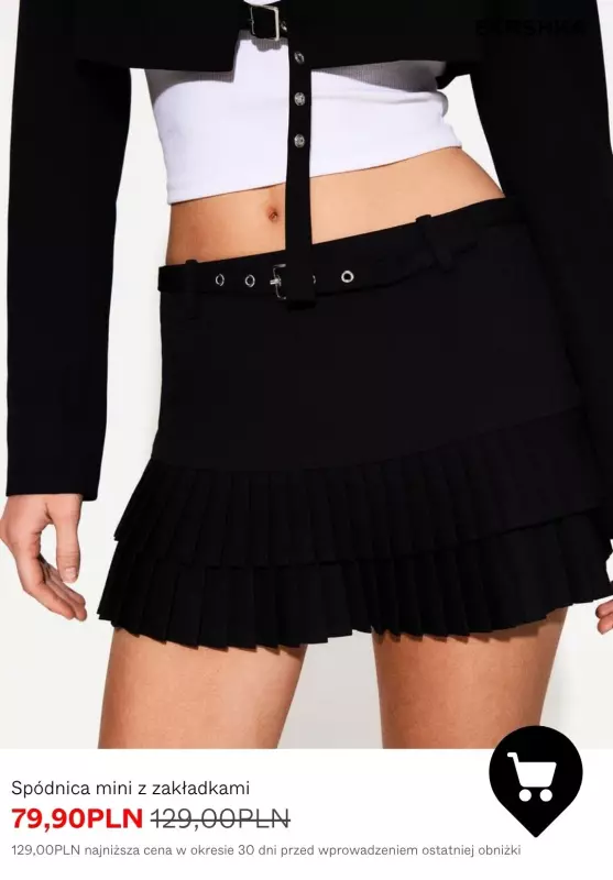 Bershka - gazetka promocyjna Do -50% szorty i spódnice od piątku 27.06  - strona 7