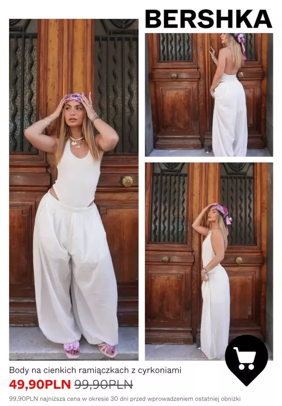 Bershka - gazetka promocyjna Do -50% na topy i body od poniedziałku 30.06  - strona 9