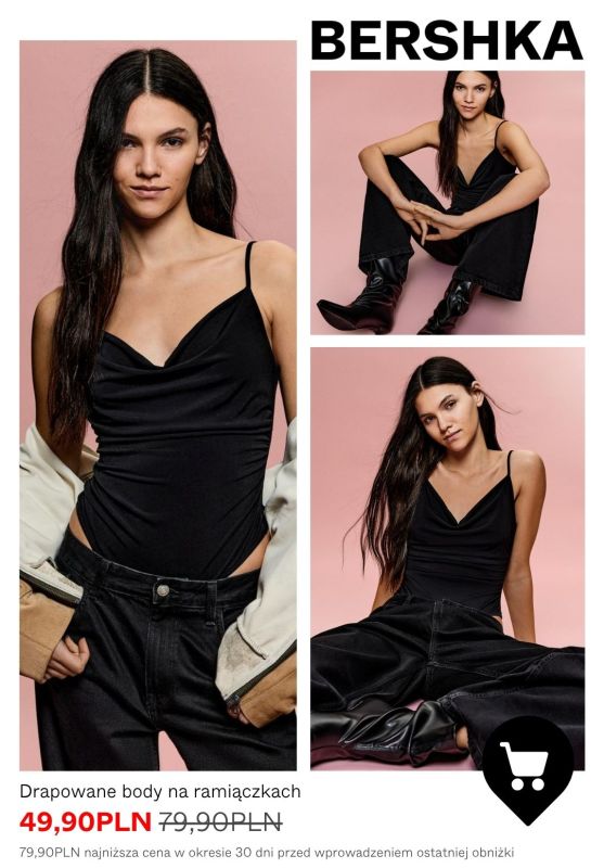 Bershka - gazetka promocyjna Do -50% na topy i body od poniedziałku 30.06  - strona 4