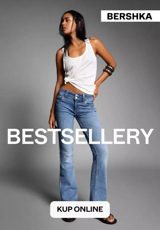 Bershka - gazetka promocyjna BESTSELLERY miesiąca od poniedziałku 14.07 