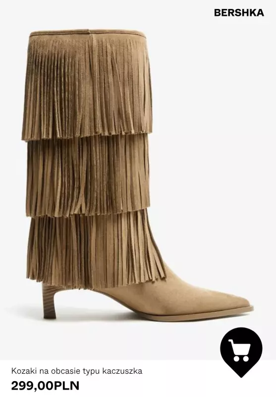 Bershka - gazetka promocyjna Kolekcja obuwia boho   - strona 2
