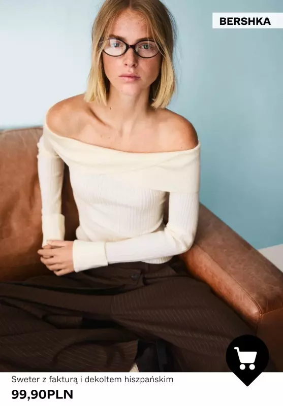 Bershka - gazetka promocyjna SWETRY damskie   - strona 2