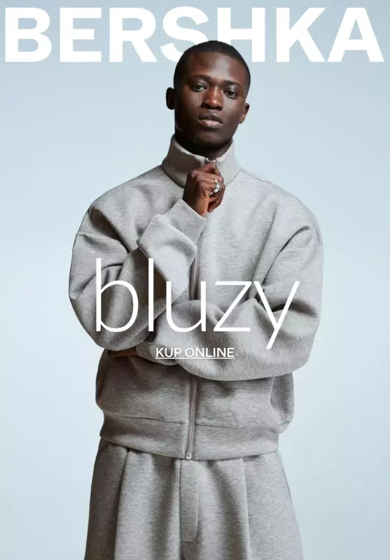 Bershka - gazetka promocyjna BLUZY męskie od 99,90 PLN od czwartku 28.08 