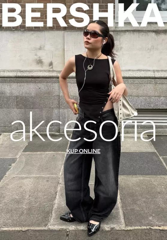 Bershka - gazetka promocyjna Akcesoria damskie od 39,90 PLN od poniedziałku 01.09 
