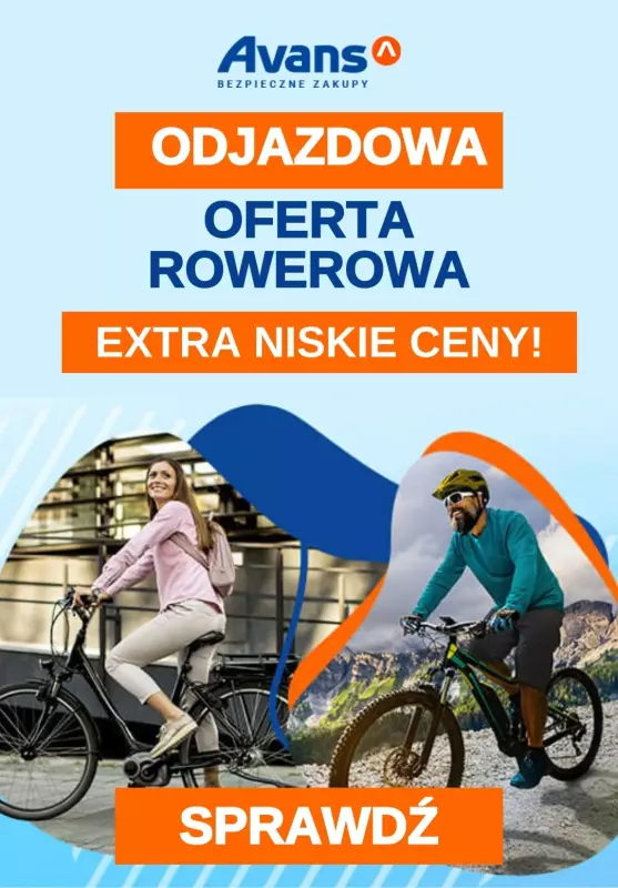 2024 ROWERY - gazetka promocyjna Avans | Odjazdowa oferta rowerowa od wtorku 16.04 do poniedziałku 22.04