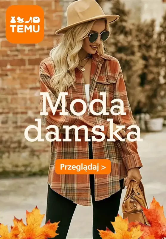 Temu - gazetka promocyjna Moda damska - SUPER oferty! od czwartku 12.09 do środy 18.09