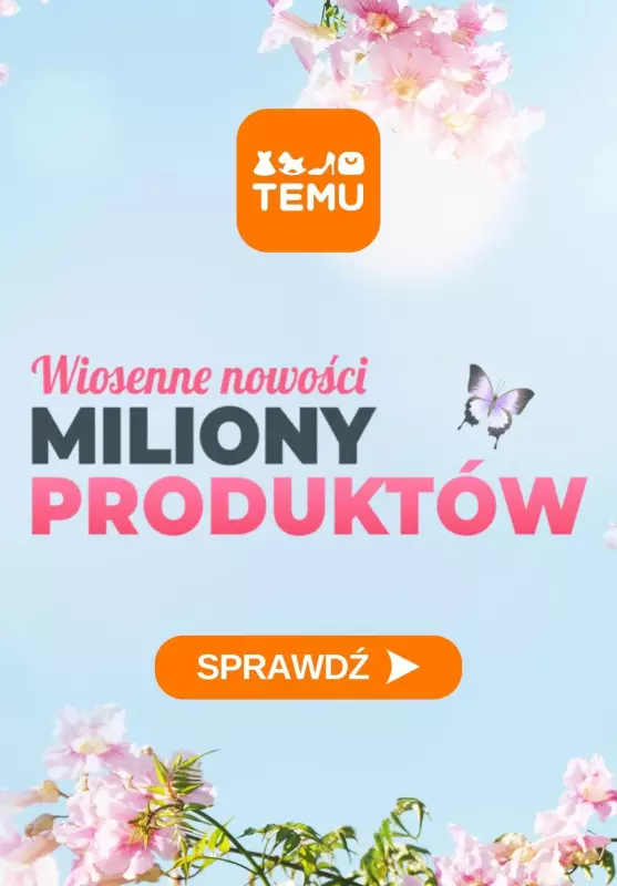 Temu - gazetka promocyjna Wiosenne nowości od poniedziałku 17.02 