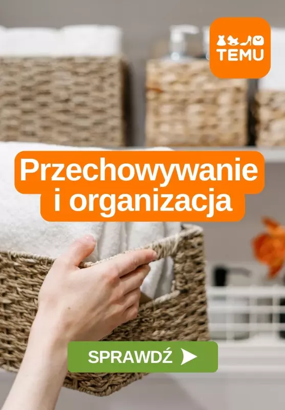 Temu - gazetka promocyjna Przechowywanie i organizacja w domu od piątku 21.02 do poniedziałku 03.03