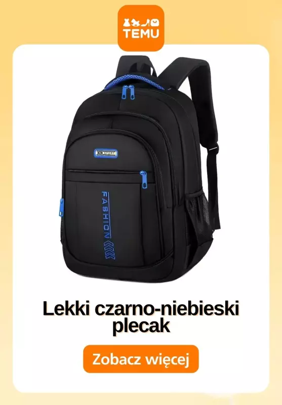 Temu - gazetka promocyjna Plecaki turystyczne na podróż od soboty 19.04  - strona 5