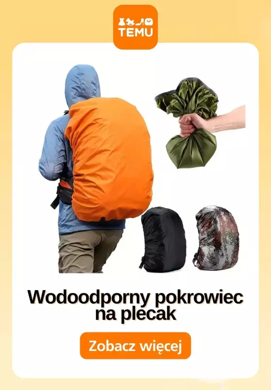 Temu - gazetka promocyjna Plecaki turystyczne na podróż od soboty 19.04  - strona 7