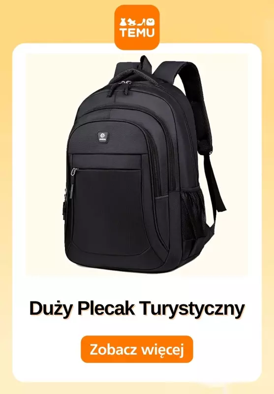 Temu - gazetka promocyjna Plecaki turystyczne na podróż od soboty 19.04  - strona 3