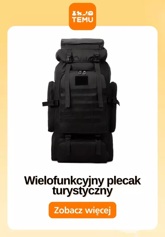 Temu - gazetka promocyjna Plecaki turystyczne na podróż od soboty 19.04  - strona 4