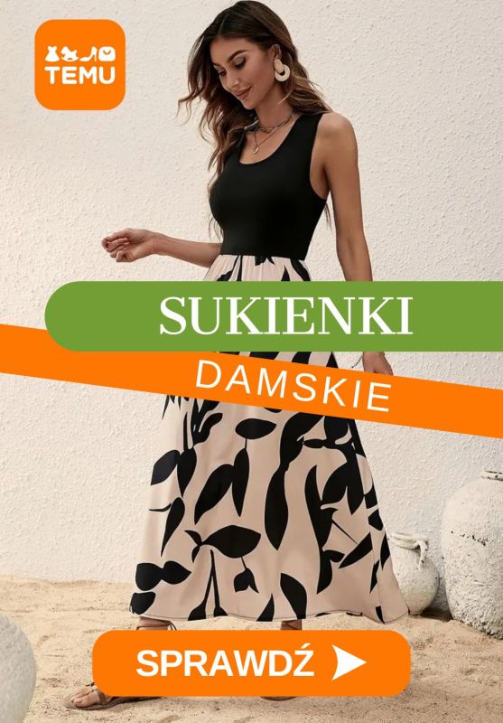 Temu - gazetka promocyjna Sukienki damskie na wiosnę od soboty 26.04 