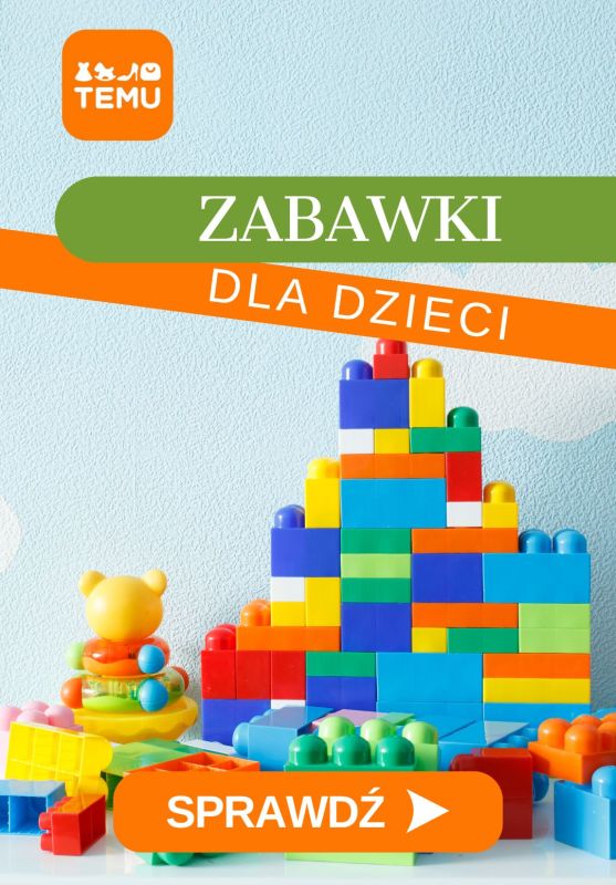 Temu - gazetka promocyjna Zabawki dla dzieci od poniedziałku 28.04 