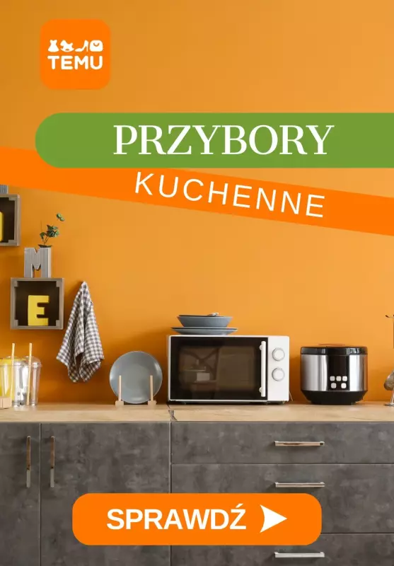 Temu - gazetka promocyjna Praktyczne przybory kuchenne od czwartku 01.05 
