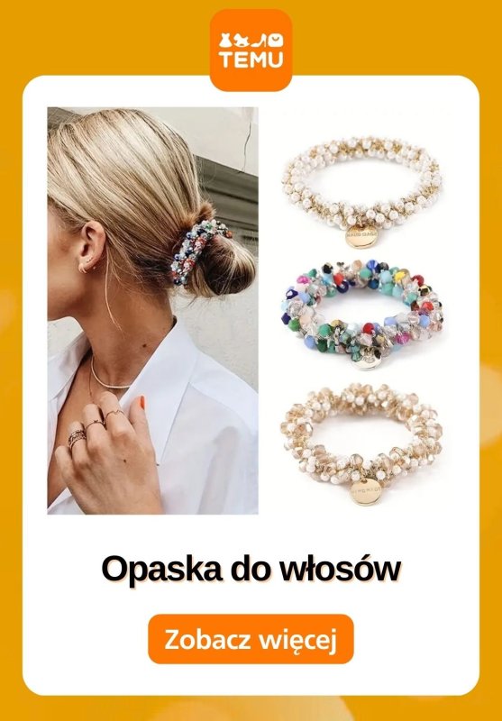 Temu - gazetka promocyjna Akcesoria do włosów od czwartku 08.05  - strona 10