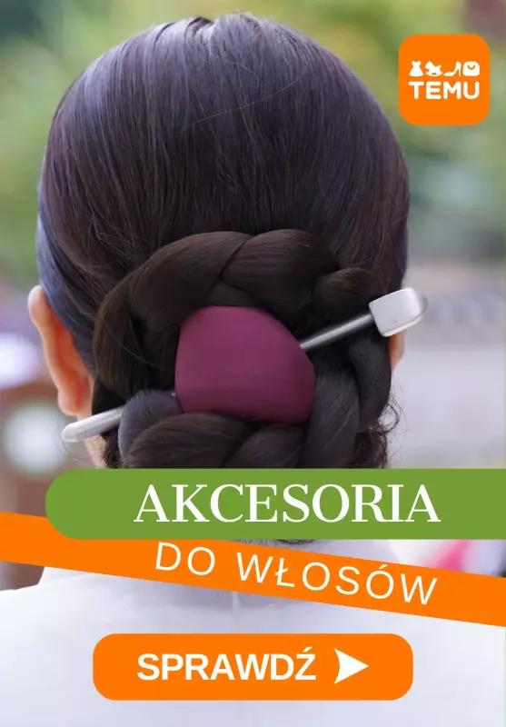 Temu - gazetka promocyjna Akcesoria do włosów od czwartku 08.05 