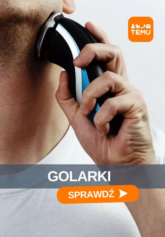 Temu - gazetka promocyjna Golarki elektryczne w supercenach od wtorku 13.05 