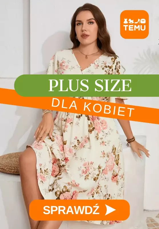 Temu - gazetka promocyjna Plus Size dla kobiet od środy 14.05 