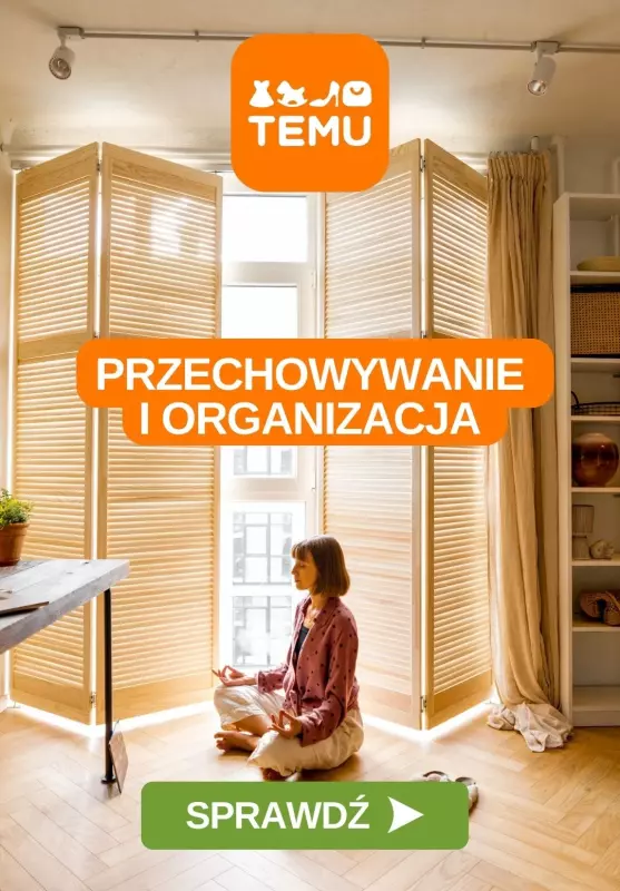 Temu - gazetka promocyjna Przechowywanie i organizacja od piątku 23.05 do czwartku 29.05